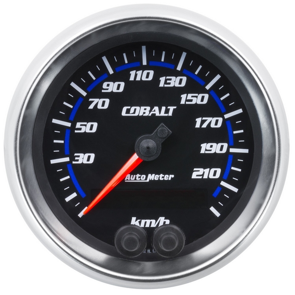 3-3/8" GPS SPEEDOMETER, 0-225 KM/H, COBALT